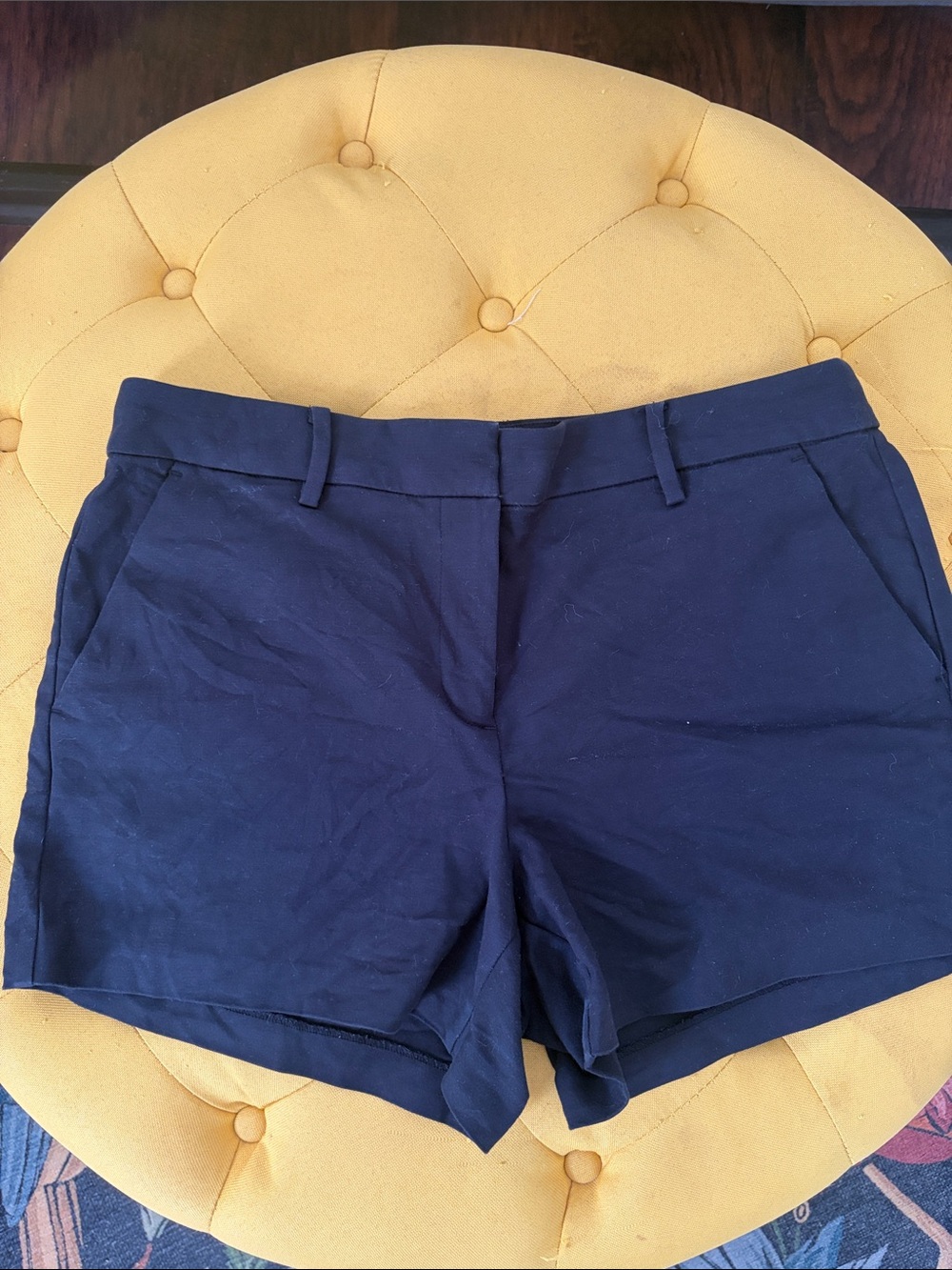 LOFT High-Waist Tailored Shorts - Black